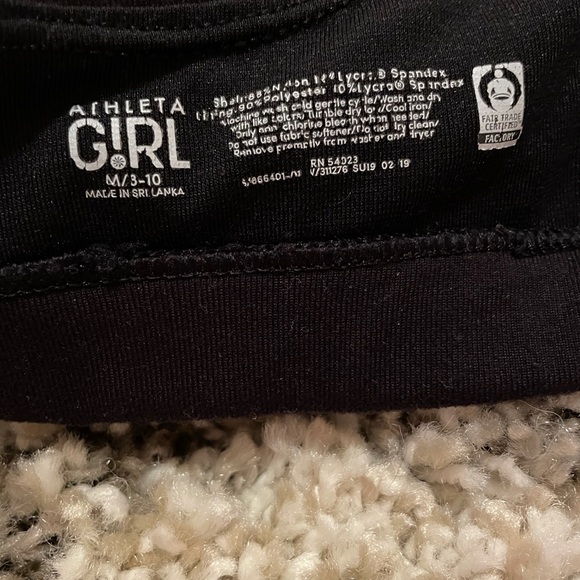 Athleta Girl Upbeat Sports Bra Black - Picture 4 of 4